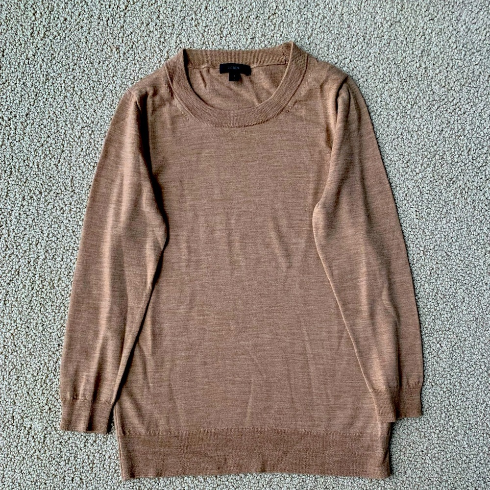 J Crew light weight Wool Sweater